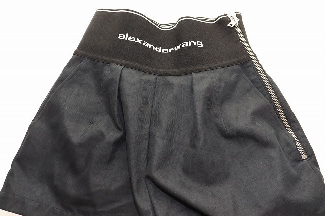 アレキサンダーワン ALEXANDER WANG SAFARI SHORTS BLACK SIZE 4 1WC1224450