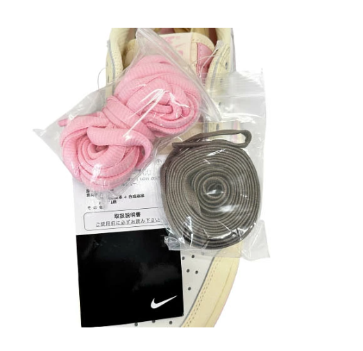 ナイキ NIKE ×Travis Scott トラヴィス スコット AIR JORDAN 1 RETRO LOW OG Muslin Shy Pink IQ7604-100 24.5