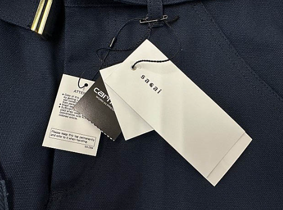 サカイ sacai ×Carhartt WIP カーハート ワークインプログレス 26SS Duck Pants Navy 26-03992M 1