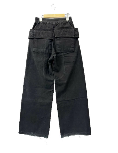 リックオウエンス Rick Owens DRKSHDW ダークシャドウ CVS Creatch Wide Cargo Drawstring Pants DU01E3394 XS