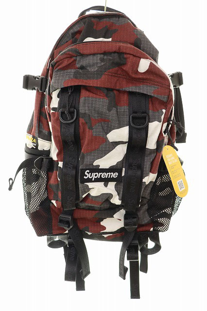 シュプリーム SUPREME 26SS BACKPACK RED CAMO バックパック リュック カモ レッド