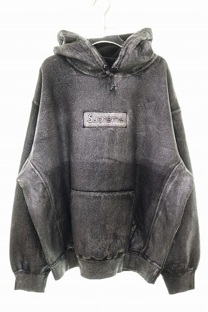 SUPREME × MM6 MAISON MARGIELA 24SS FOIL BOX LOGO HOODED SWEAT SHIRT