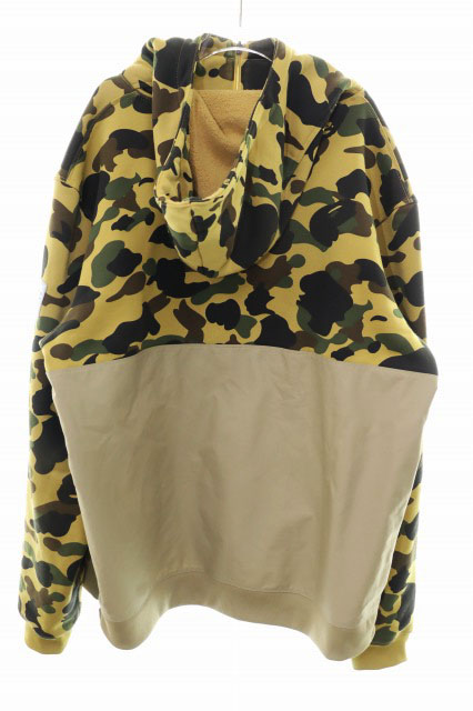 アベイシングエイプ A BATHING APE BAPE 1ST CAMO HALF ZIP PULLOVER HOODIE 2XL
