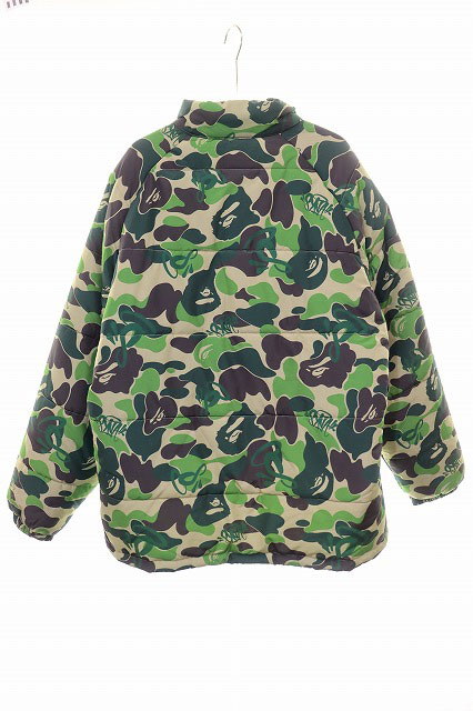 アベイシングエイプ A BATHING APE × SPOTIFY × SYNA BY CENTRAL CEE CAMO PUFFER JACKET