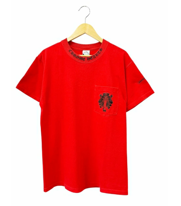 クロムハーツ CHROME HEARTS OLD NECK LOGO DAGGER S/S T-SHIRT M