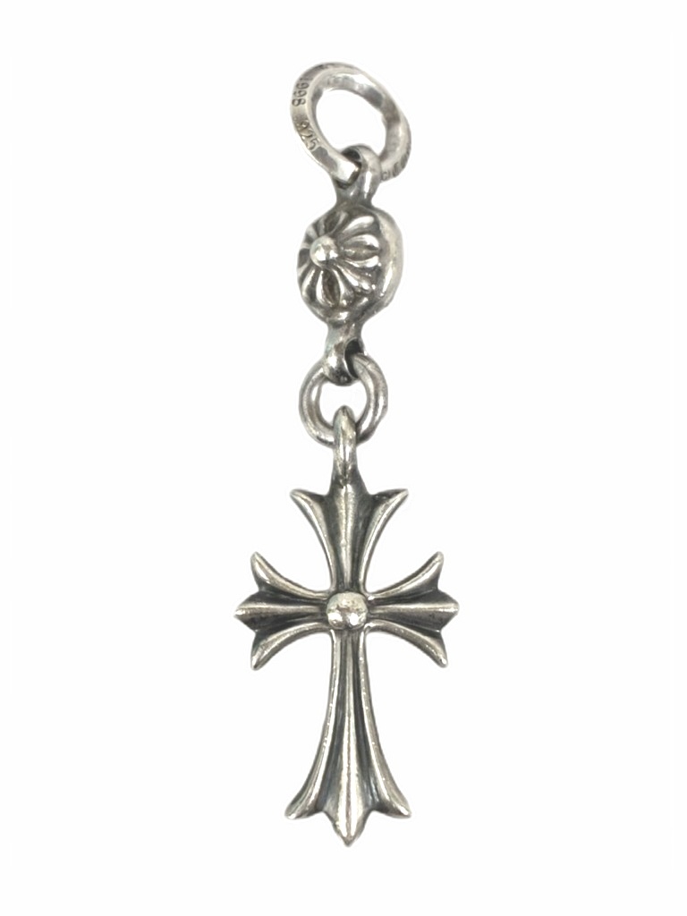 クロムハーツ CHROME HEARTS 1B TNY CH CRS 1ボール タイニー CH クロス チャーム シルバー ネックレス ペンダント トップ