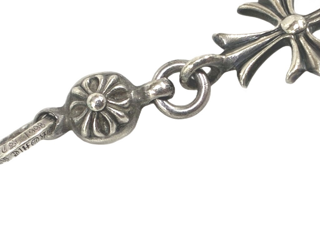 クロムハーツ CHROME HEARTS 1B TNY CH CRS 1ボール タイニー CH クロス チャーム シルバー ネックレス ペンダント トップ