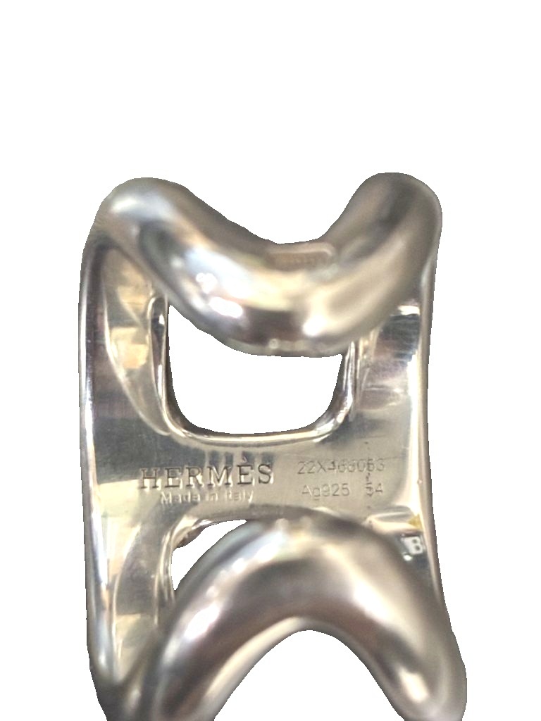 エルメス HERMES Osmose GM 54 オスモズ グランモデル リング シルバー 14号