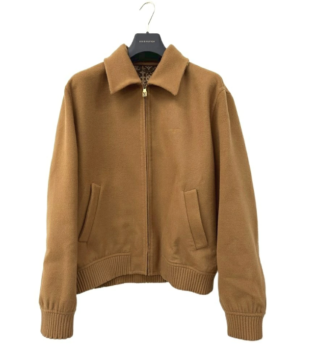 ルイヴィトン LOUIS VUITTON 26SS ダブルフェイス ウール ブルゾン 1AJVKA 52