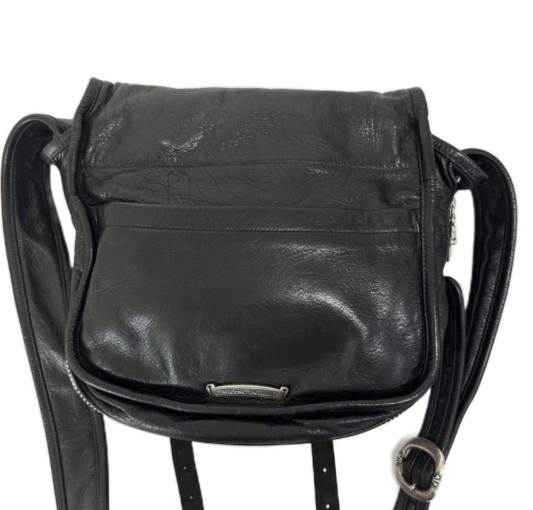 クロムハーツ CHROME HEARTS TINY SOFT SHOULDER タイニー ソフト レザー メッセンジャー ショルダー バッグ