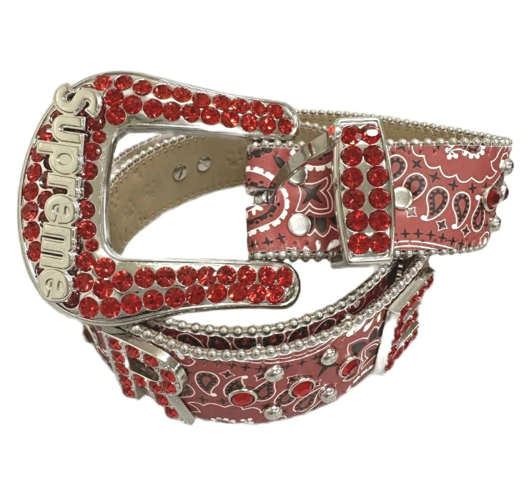 シュプリーム SUPREME ×b.b. Simon ビービーサイモン 26SS Bandana Belt