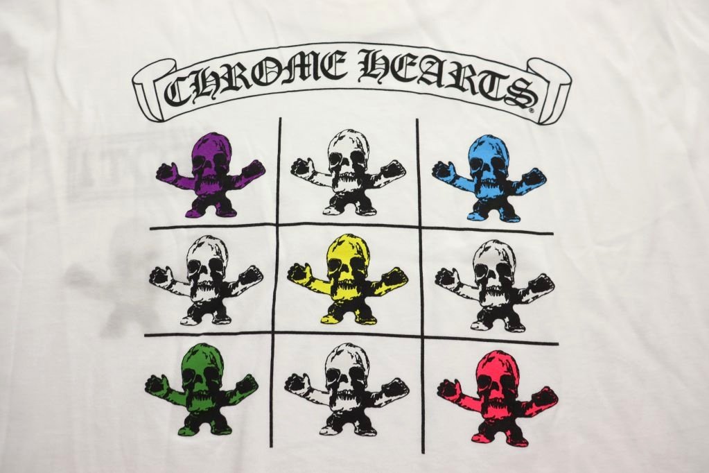 クロムハーツ CHROME HEARTS FOTI L/S TEE WHITE XXL フォティ ハリスティータ プリント ロンT 長袖 ホワイト