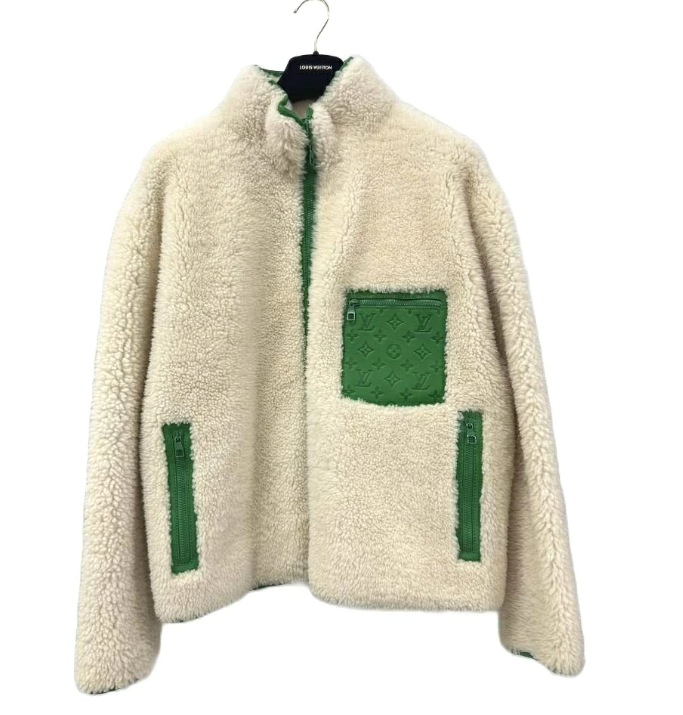 ルイヴィトン LOUIS VUITTON 21AW ムートン モノグラム シアリング ボア ジャケット RM212 FW4 HLL68E 52