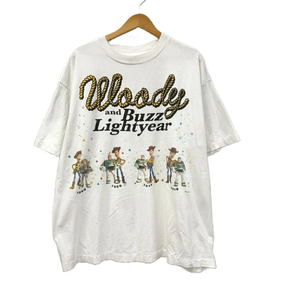 セントマイケル SAINTMICHAEL ×PIXAR ピクサー 26AW SS T-SHIRT Woody&Buzz SM-MK1-0000-C93 XL