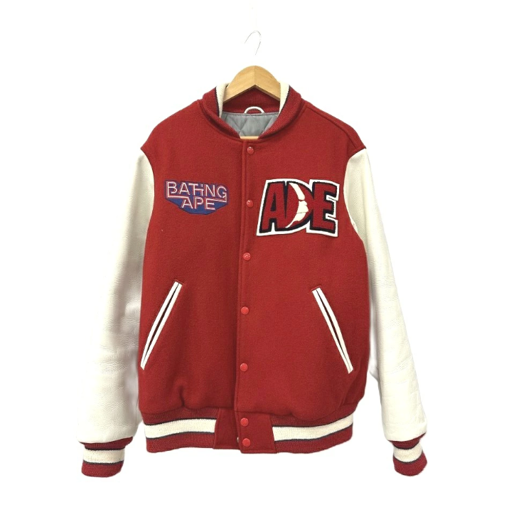 アベイシングエイプ A BATHING APE 2011年 復刻 ZOZOTOWN限定 BEASTS REIGN SUPREME STADIUM JACKET