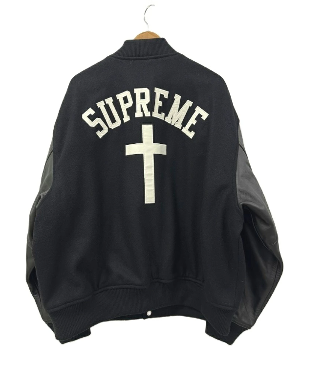 シュプリーム SUPREME 26SS Cross Varsity Jacket XL