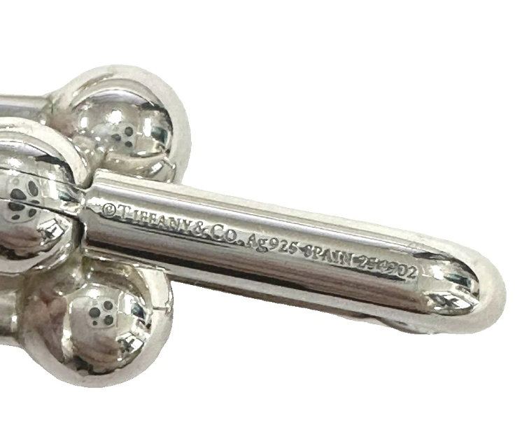 ティファニー TIFFANY & CO. ハードウェア ラージ リンク ピアス AG925 SILVER