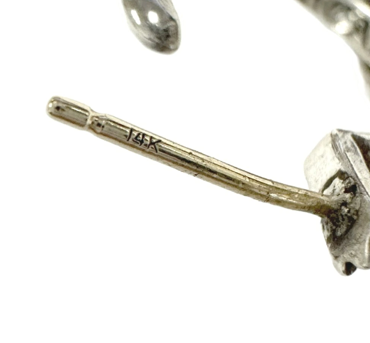 クロムハーツ CHROME HEARTS TINY CH CROSS タイニーCHクロス フープ ピアス SILVER 925